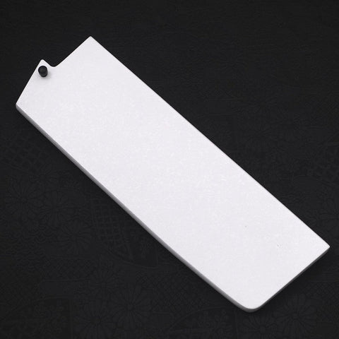 White-Ishime Saya Sheath for Nakiri Knife with Pin, 165mm (6.5”)-[Musashi]-[Japanese-Kitchen-Knives]