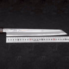 Yanagi Kiritsuke Blue Steel #1 Kasumi Buffalo Ebony Handle 270mm With Sheath (10.6”)-[Musashi]-[Japanese-Kitchen-Knives]