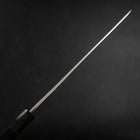 Yanagi Kiritsuke Blue Steel #1 Suminagashi Buffalo Ebony Handle With Sheath 300mm (11.8”)-[Musashi]-[Japanese-Kitchen-Knives]