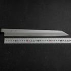 Yanagi Kiritsuke Blue Steel #1 Suminagashi Buffalo Ebony Handle With Sheath 300mm (11.8”)-[Musashi]-[Japanese-Kitchen-Knives]