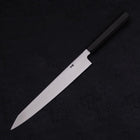 Yanagi Kiritsuke Blue Steel #2 Kasumi Buffalo Ebony Handle 240mm (9.4”)-[Musashi]-[Japanese-Kitchen-Knives]
