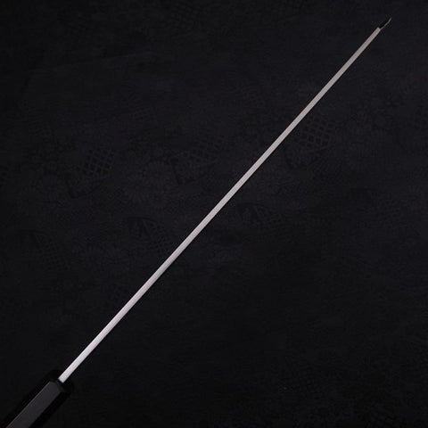 Yanagi Kiritsuke Blue Steel #2 Kasumi Buffalo Ebony Handle 300mm (11.8”)-[Musashi]-[Japanese-Kitchen-Knives]