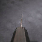Yanagi Kiritsuke Blue Steel #2 Kurouchi Buffalo Ebony Handle 240mm (9.4”)-[Musashi]-[Japanese-Kitchen-Knives]
