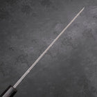 Yanagi Kiritsuke Blue Steel #2 Kurouchi Buffalo Ebony Handle 270mm (10.6”)-[Musashi]-[Japanese-Kitchen-Knives]