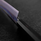 Yanagi Kiritsuke Blue Steel #2 Mirror Buffalo Ebony Handle 265mm (10.4”)-[Musashi]-[Japanese-Kitchen-Knives]