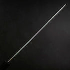 Yanagi Kiritsuke Blue Steel #1 Suminagashi Buffalo Ebony Handle With Sheath 330mm-[Musashi]-[Japanese-Kitchen-Knives]