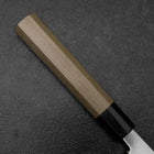 Yanagi Kiritsuke Silver Steel #3 Kasumi Buffalo Magnolia Handle 300mm (11.8”)-[Musashi]-[Japanese-Kitchen-Knives]