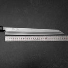 Yanagi Kiritsuke Silver Steel #3 Kasumi Buffalo Magnolia Handle 300mm (11.8”)-[Musashi]-[Japanese-Kitchen-Knives]