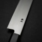 Yanagi Kiritsuke Silver Steel #3 Kasumi Buffalo Teak Handle 300mm (11.8”)-[Musashi]-[Japanese-Kitchen-Knives]