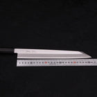 Yanagi Kiritsuke Silver Steel #3 Mirror Buffalo Ebony Handle 270mm (10.6”)-[Musashi]-[Japanese-Kitchen-Knives]