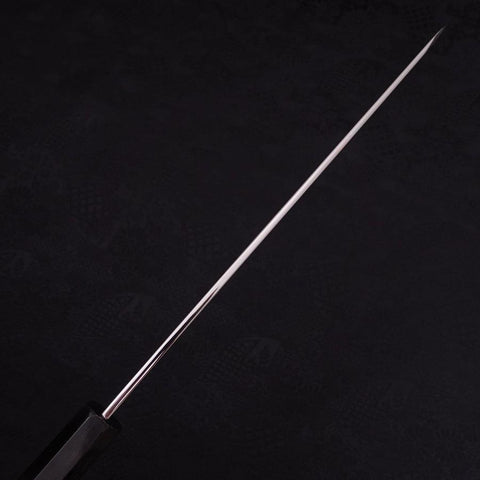 Yanagi Kiritsuke Silver Steel #3 Mirror Buffalo Ebony Handle 270mm (10.6”)-[Musashi]-[Japanese-Kitchen-Knives]