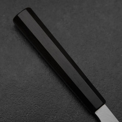 Yanagi Kiritsuke White Steel #2 Kasumi Buffalo Ebony Handle 270mm (10.6”)-[Musashi]-[Japanese-Kitchen-Knives]