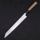 Yanagi-Kiritsuke White Steel #2 Kasumi Buffalo Magnolia Handle 270mm (10.6”)-[Musashi]-[Japanese-Kitchen-Knives]