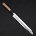 Yanagi-Kiritsuke White Steel #2 Kasumi Buffalo Magnolia Handle 270mm (10.6”)-[Musashi]-[Japanese-Kitchen-Knives]