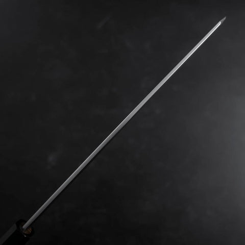 Yanagi Kiritsuke White Steel #2 Kasumi Buffalo Teak Handle 270mm (10.6”)-[Musashi]-[Japanese-Kitchen-Knives]