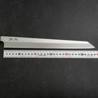 Yanagi Kiritsuke White Steel #2 Kasumi Buffalo Teak Handle 300mm (11.8”)-[Musashi]-[Japanese-Kitchen-Knives]