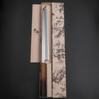 Yanagi Kiritsuke White Steel #2 Kasumi Yaki Urushi Handle 290mm (11.4”)-[Musashi]-[Japanese-Kitchen-Knives]