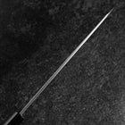 Yanagi Kiritsuke White Steel #2 Mirror Buffalo Ebony Handle 235mm (9.3”)-[Musashi]-[Japanese-Kitchen-Knives]