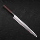Yanagiba AUS-10 Polished Buffalo Wenge Handle 300mm (11.8”)-[Musashi]-[Japanese-Kitchen-Knives]