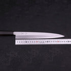 Yanagiba AUS-10 Polished Ebony Handle 240mm (9.4”)-[Musashi]-[Japanese-Kitchen-Knives]