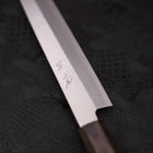 Yanagiba AUS-10 Polished Ebony Handle 270mm (10.6”)-[Musashi]-[Japanese-Kitchen-Knives]