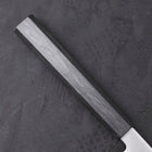 Yanagiba AUS-8 Polished Dark Blue Urushi Handle 300mm (11.8”)-[Musashi]-[Japanese-Kitchen-Knives]