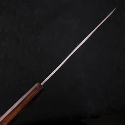 Yanagiba AUS-8 Polished Sumi Urushi Handle 240mm (9.4”)-[Musashi]-[Japanese-Kitchen-Knives]