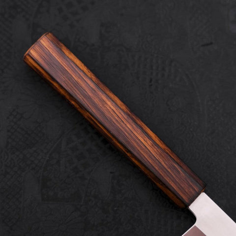 Yanagiba AUS-8 Polished Sumi Urushi Handle 240mm (9.4”)-[Musashi]-[Japanese-Kitchen-Knives]