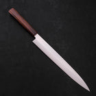 Yanagiba AUS-8 Polished Sumi Urushi Handle 270mm (10.6”)-[Musashi]-[Japanese-Kitchen-Knives]