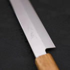 Yanagiba AUS-8 Polished Yaki Urushi Handle 270mm (10.6”)-[Musashi]-[Japanese-Kitchen-Knives]
