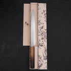 Yanagiba AUS-8 Polished Yaki Urushi Handle 270mm (10.6”)-[Musashi]-[Japanese-Kitchen-Knives]