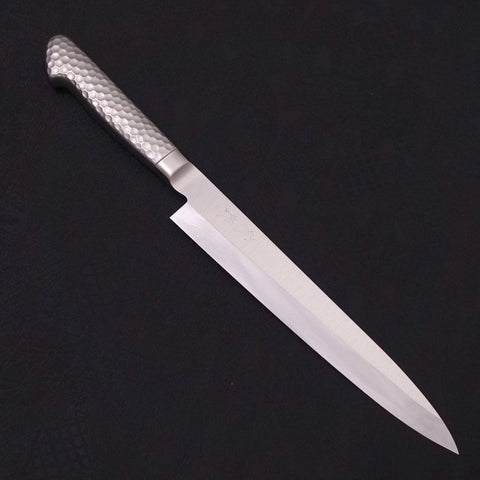 Yanagiba All-Stainless Pure-Molybdenum 210mm (8.3”)-[Musashi]-[Japanese-Kitchen-Knives]