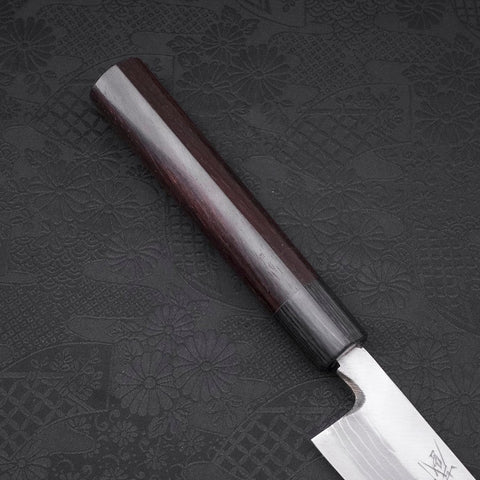 Yanagiba Blue Steel #2 Damascus Shitan Handle 300mm (11.8”)-[Musashi]-[Japanese-Kitchen-Knives]