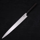 Yanagiba Blue Steel #2 Kasumi Buffalo Ebony Handle 300mm (11.8”)-[Musashi]-[Japanese-Kitchen-Knives]