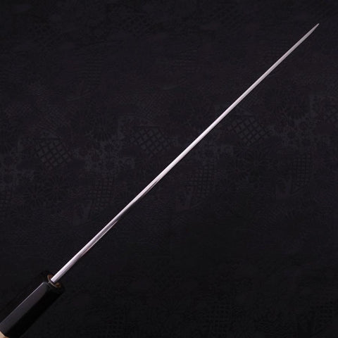 Yanagiba Blue Steel #2 Kasumi Buffalo Handle 240mm (9.4”)-[Musashi]-[Japanese-Kitchen-Knives]