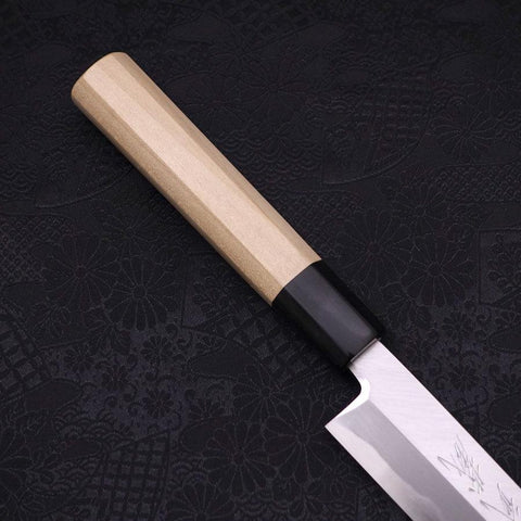 Yanagiba Blue Steel #2 Kasumi Buffalo Handle 240mm (9.4”)-[Musashi]-[Japanese-Kitchen-Knives]