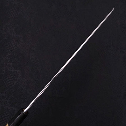Yanagiba Blue Steel #2 Kasumi Buffalo Magnolia Handle 270mm (10.6”)-[Musashi]-[Japanese-Kitchen-Knives]