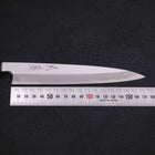 Yanagiba Blue Steel #2 Kasumi Dark-Blue Urushi Handle 180mm (7”)-[Musashi]-[Japanese-Kitchen-Knives]