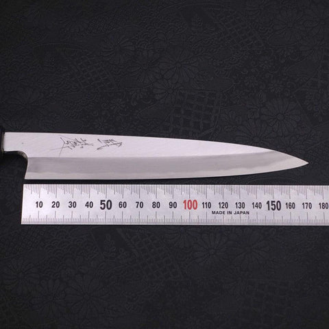 Yanagiba Blue Steel #2 Kasumi Dark-Blue Urushi Handle 180mm (7”)-[Musashi]-[Japanese-Kitchen-Knives]