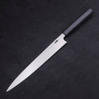 Yanagiba Blue Steel #2 Kasumi Dark-Blue Urushi Handle 270mm (10.6”)-[Musashi]-[Japanese-Kitchen-Knives]