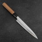 Yanagiba Blue Steel #2 Kasumi Walnut Handle 180mm (7”)-[Musashi]-[Japanese-Kitchen-Knives]