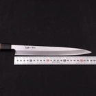 Yanagiba Blue Steel #2 Kasumi Walnut Handle 240mm (9.4”)-[Musashi]-[Japanese-Kitchen-Knives]