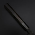 Yanagiba Blue Steel #2 Kurouchi Buffalo Ebony Handle 290mm (11.4”)-[Musashi]-[Japanese-Kitchen-Knives]