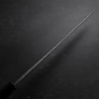 Yanagiba Blue Steel #2 Kurouchi Buffalo Wenge Handle 270mm (10.6”)-[Musashi]-[Japanese-Kitchen-Knives]
