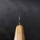 Yanagiba Blue Steel #2 Kurouchi Tsuchime Yaki Urushi Handle 240mm (9.4”)-[Musashi]-[Japanese-Kitchen-Knives]