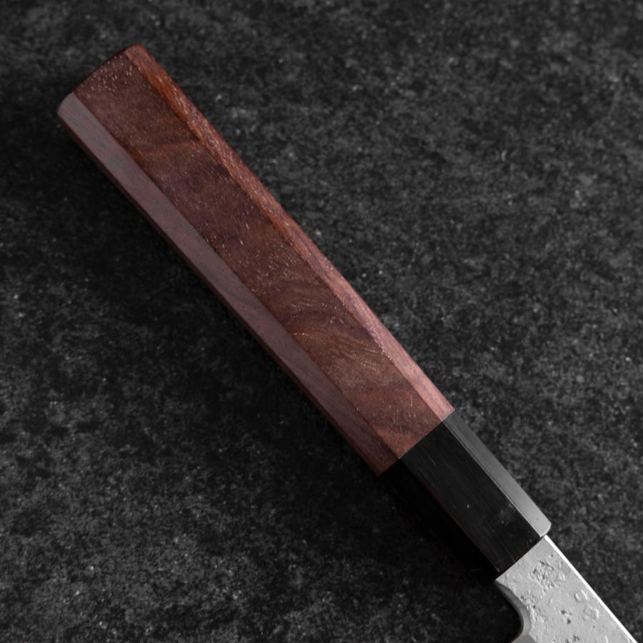 Yanagiba Blue Steel #2 Nashiji Buffalo Walnut Handle 270mm (10.6”)-[Musashi]-[Japanese-Kitchen-Knives]