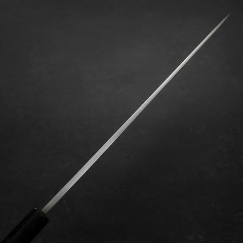 Yanagiba Blue Steel #2 Suminagashi Buffalo Ebony Handle 300mm (11.8”)-[Musashi]-[Japanese-Kitchen-Knives]
