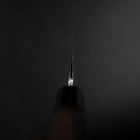 Yanagiba Blue Steel #1 Suminagashi Buffalo Ebony Handle With Sheath 330mm-[Musashi]-[Japanese-Kitchen-Knives]