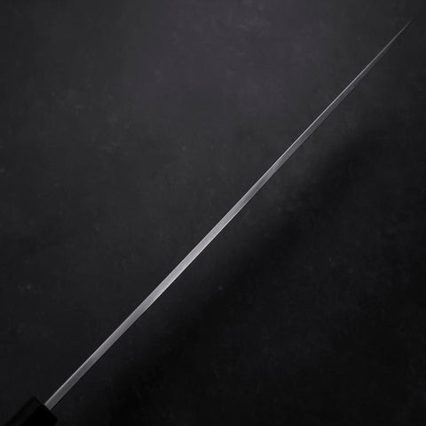Yanagiba Blue Steel #2 Kasumi Buffalo Magnolia Handle 330mm-[Musashi]-[Japanese-Kitchen-Knives]