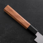 Yanagiba Left Hand AUS-10 Polished Buffalo Teak Handle 210mm (8.3”)-[Musashi]-[Japanese-Kitchen-Knives]